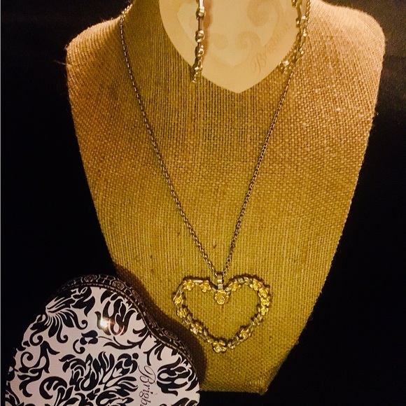 Brighton Flower Child necklace and matching hoop earrings 20 years old - Picture 3 of 4